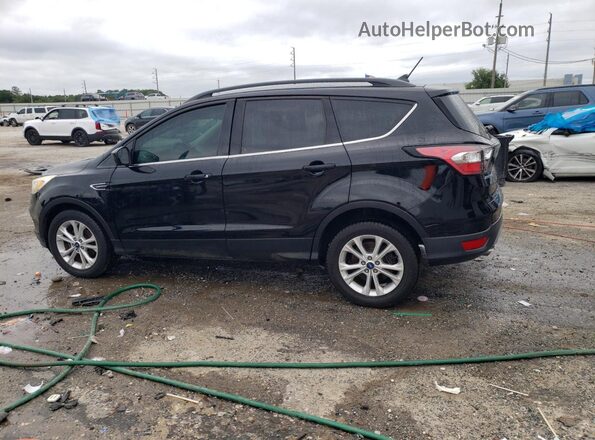 1FMCU0GD3JUA49175 2018 FORD ESCAPE Черный Задняя левая четверть