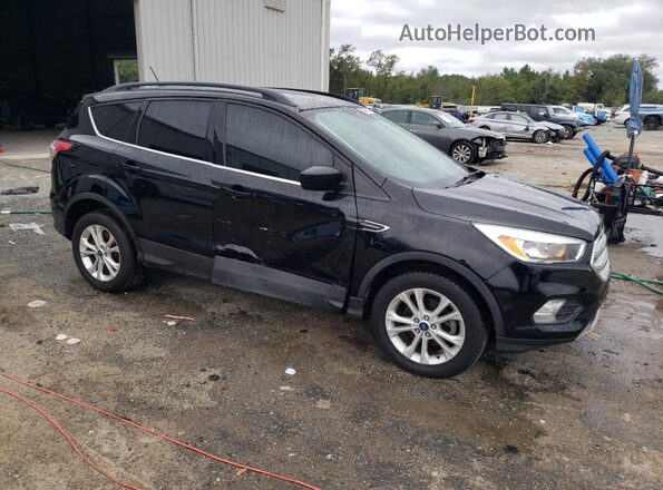 1FMCU0GD3JUA49175 2018 FORD ESCAPE Черный Передняя правая четверть