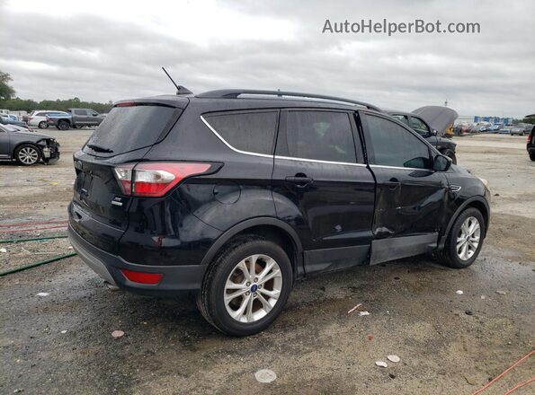 1FMCU0GD3JUA49175 2018 FORD ESCAPE Черный Задняя правая четверть