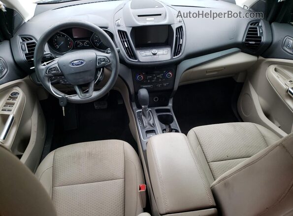 1FMCU0GD3JUA49175 2018 FORD ESCAPE Черный Вид панели приборов