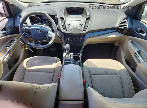 1FMCU0GD3JUA65540 2018 FORD ESCAPE White Dashboard view