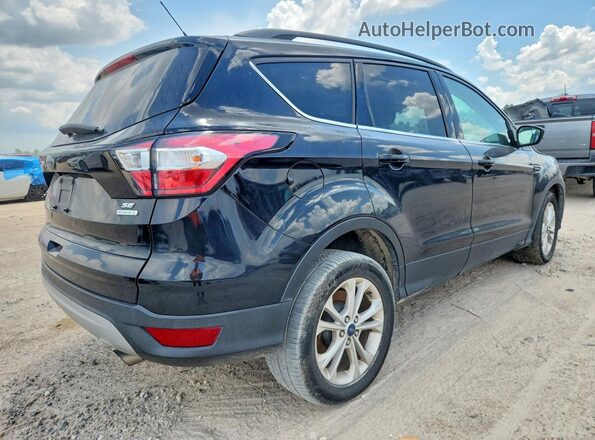 1FMCU0GD3JUA96934 2018 FORD ESCAPE Black Tył prawy