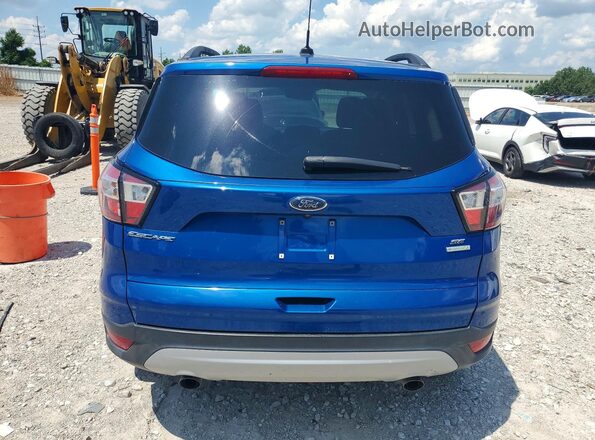 1FMCU0GD3JUC56505 2018 FORD ESCAPE Blue Հետևի տեսք