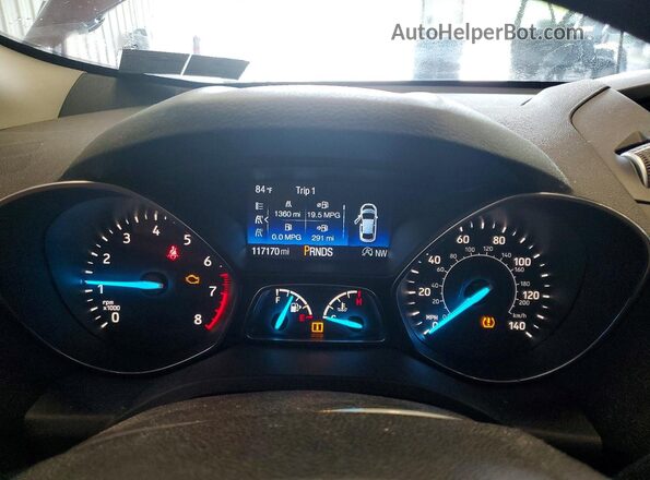 1FMCU0GD3JUC90511 2018 FORD ESCAPE Burgundy Սարքավորումների վահանակի տեսք
