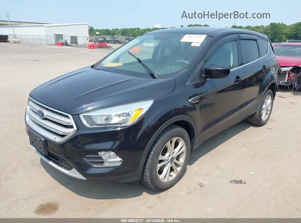 1FMCU0GD3KUA60372 2019 FORD ESCAPE Black წინა მარცხენა ხედი სამი მეოთხედიდან