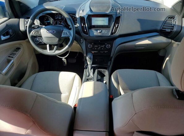 1FMCU0GD3KUA88463 2019 FORD ESCAPE Blue Вид панелі приладів