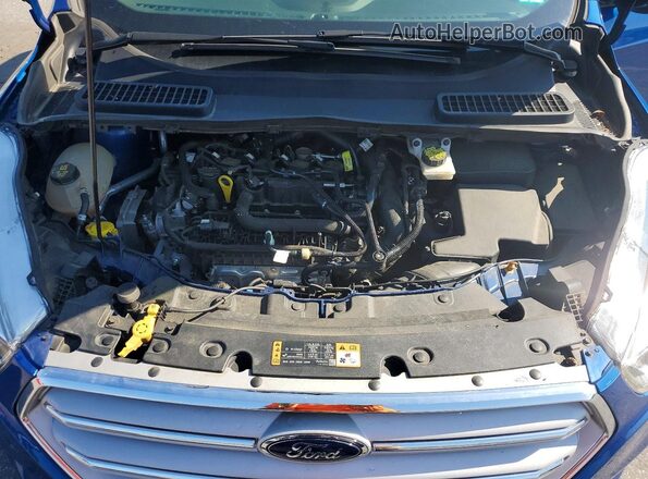 1FMCU0GD3KUA88463 2019 FORD ESCAPE Blue Вид підкапотного простору