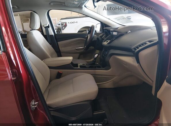 1FMCU0GD3KUB32204 2019 FORD ESCAPE Red Front interior view