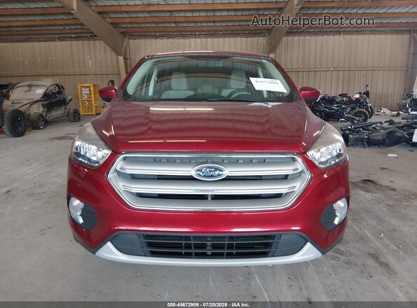 1FMCU0GD3KUB32204 2019 FORD ESCAPE Red Instrument cluster view