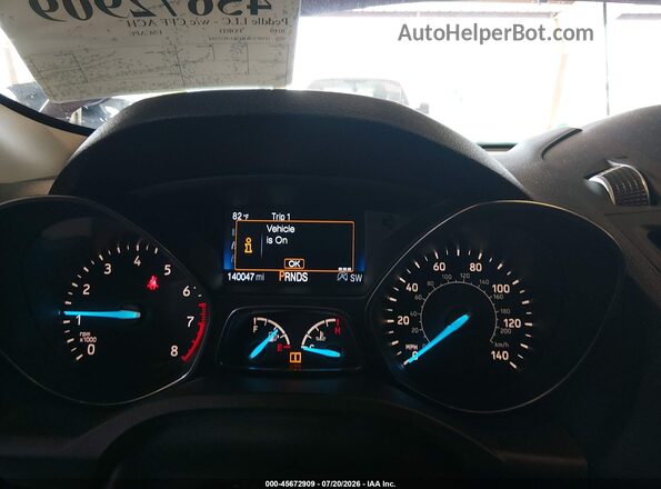 1FMCU0GD3KUB32204 2019 FORD ESCAPE Red Rear seats view