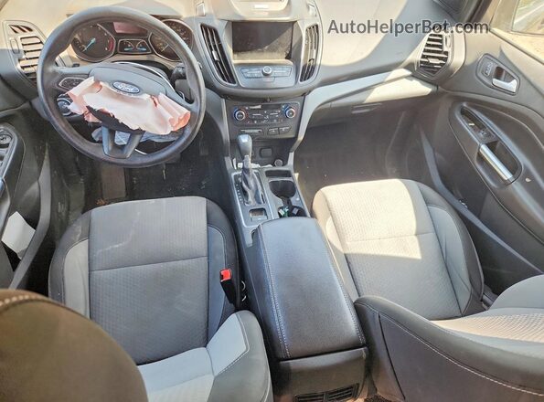 1FMCU0GD4HUA16759 2017 FORD ESCAPE Black Dashboard view