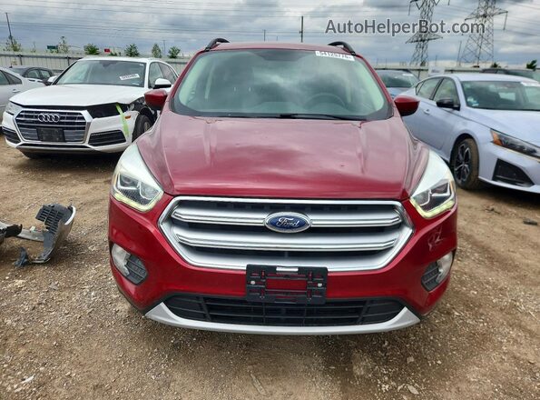 1FMCU0GD4HUA37207 2017 FORD ESCAPE Red Вид спереду
