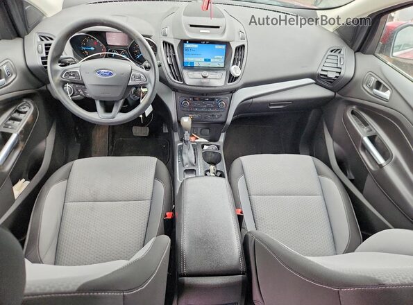 1FMCU0GD4HUA37207 2017 FORD ESCAPE Red Вид панелі приладів