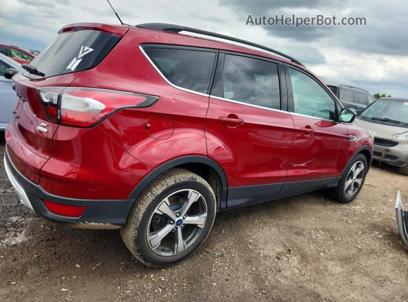 1FMCU0GD4HUA37207 2017 FORD ESCAPE Red Задня права чверть