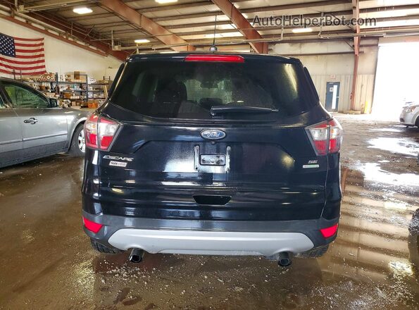 1FMCU0GD4HUA91297 2017 FORD ESCAPE Black Вид ззаду