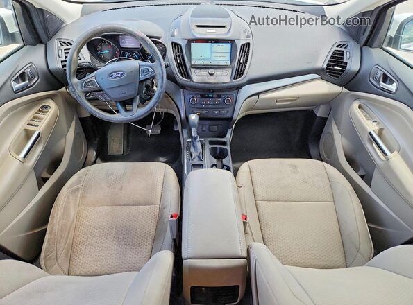 1FMCU0GD4HUB42829 2017 FORD ESCAPE White Dashboard view