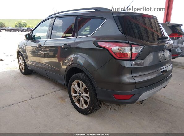 1FMCU0GD4HUC60539 2017 FORD ESCAPE Gray Trasero izquierdo