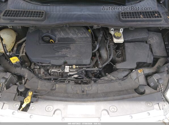 1FMCU0GD4HUC60539 2017 FORD ESCAPE Gray Vista trasera