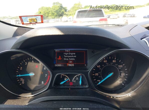 1FMCU0GD4HUD78395 2017 FORD ESCAPE Blue Rear seats view