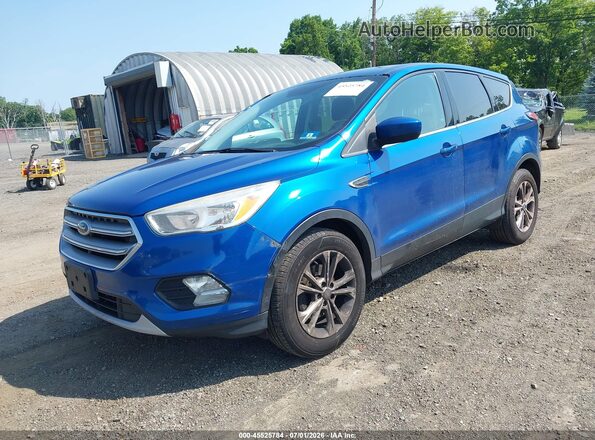 1FMCU0GD4HUD78395 2017 FORD ESCAPE Blue Front left