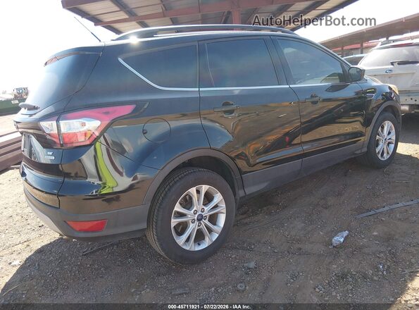 1FMCU0GD4JUA64722 2018 FORD ESCAPE Black Задня права чверть