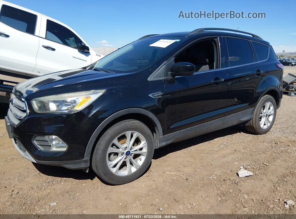 1FMCU0GD4JUA64722 2018 FORD ESCAPE Black Передня ліва чверть