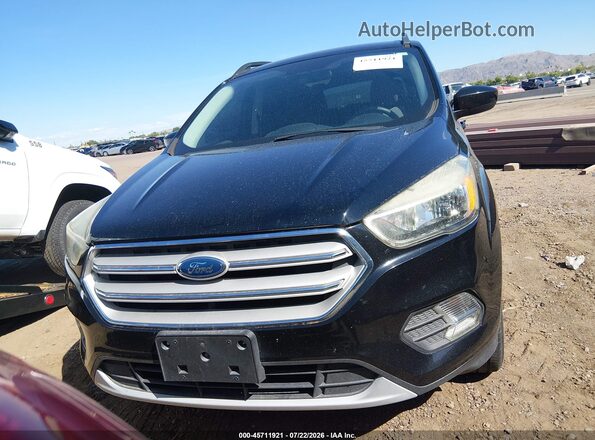 1FMCU0GD4JUA64722 2018 FORD ESCAPE Black Вид щитка приладів