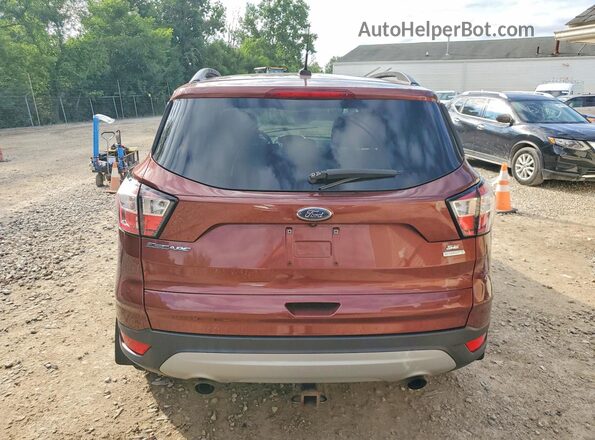 1FMCU0GD4JUA89717 2018 FORD ESCAPE Burgundy Rear view