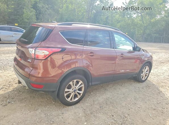 1FMCU0GD4JUA89717 2018 FORD ESCAPE Burgundy Rear right