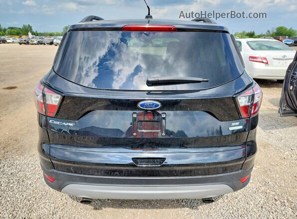 1FMCU0GD4JUB62956 2018 FORD ESCAPE Black Rear view