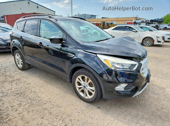 1FMCU0GD4JUB62956 2018 FORD ESCAPE Black Front right