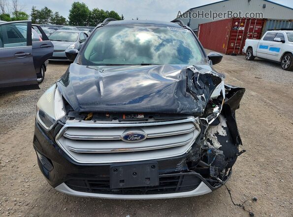 1FMCU0GD4JUB62956 2018 FORD ESCAPE Black Front view