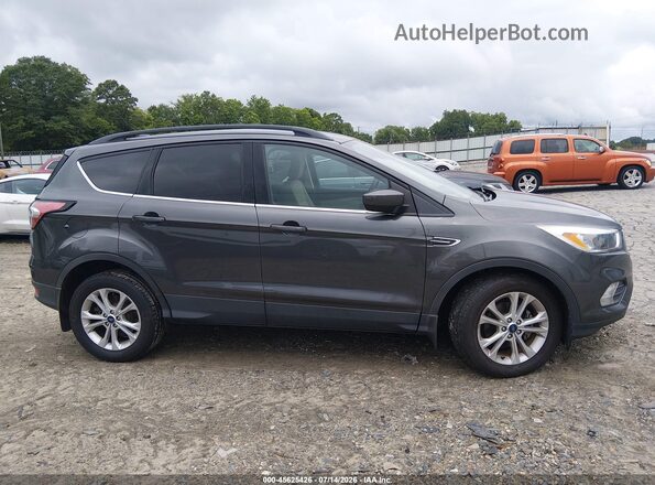 1FMCU0GD4JUB85069 2018 FORD ESCAPE Gray Rear interior view