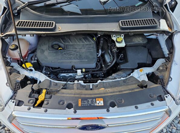 1FMCU0GD4JUC17132 2018 FORD ESCAPE White Widok komory silnika