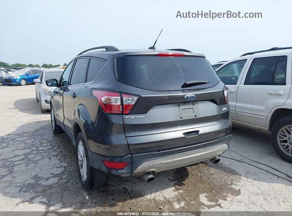 1FMCU0GD4JUD07557 2018 FORD ESCAPE Gray Rear left