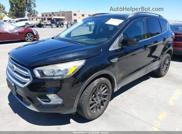 1FMCU0GD4JUD21829 2018 FORD ESCAPE Black Front left