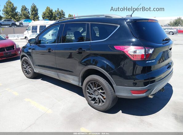 1FMCU0GD4JUD21829 2018 FORD ESCAPE Black Rear left