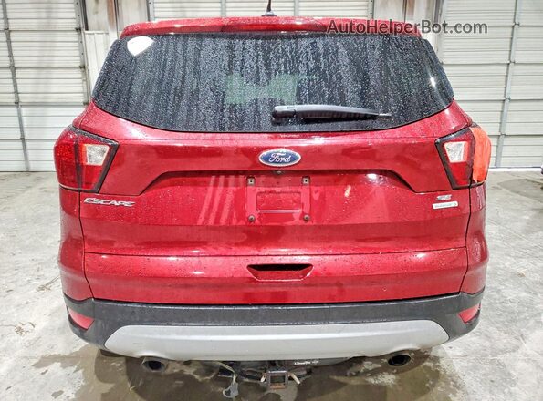 1FMCU0GD4KUB00863 2019 FORD ESCAPE Темно-бордовый Вид сзади