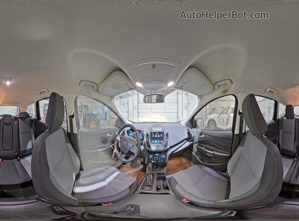 1FMCU0GD4KUB00863 2019 FORD ESCAPE Темно-бордовый Панорамный вид салона 360°