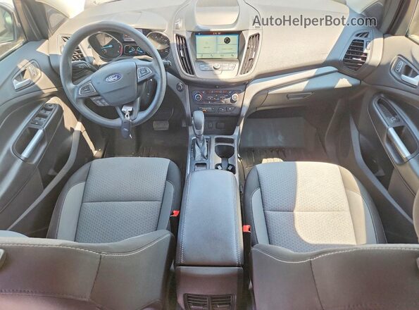 1FMCU0GD4KUB75949 2019 FORD ESCAPE Gray Widok deski rozdzielczej