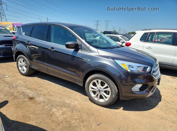 1FMCU0GD4KUB75949 2019 FORD ESCAPE Gray Przód prawy