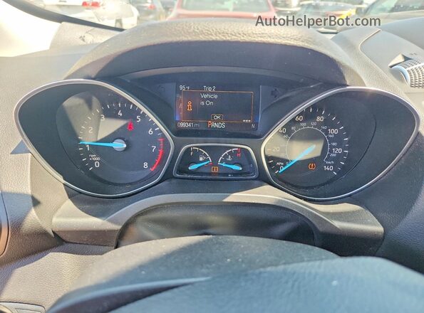 1FMCU0GD4KUB75949 2019 FORD ESCAPE Gray Widok zestawu wskaźników