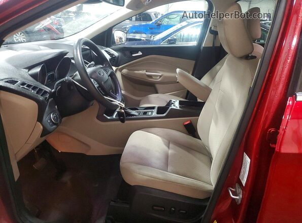 1FMCU0GD4KUB86112 2019 FORD ESCAPE Red Front interior view