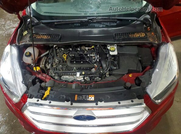 1FMCU0GD4KUB86112 2019 FORD ESCAPE Red Rear interior view