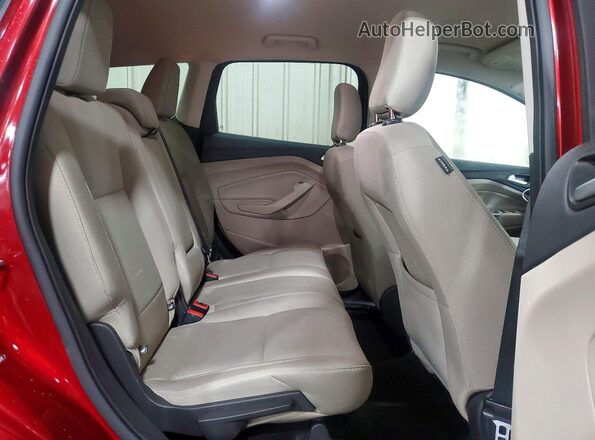 1FMCU0GD4KUB86112 2019 FORD ESCAPE Red Rear seats view