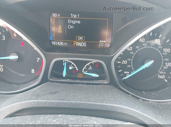 1FMCU0GD5HUB58733 2017 FORD ESCAPE Silver Հետևի նստատեղերի տեսք