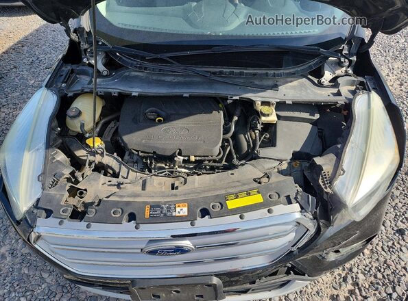 1FMCU0GD5HUB61020 2017 FORD ESCAPE Black Vista del compartimento del motor