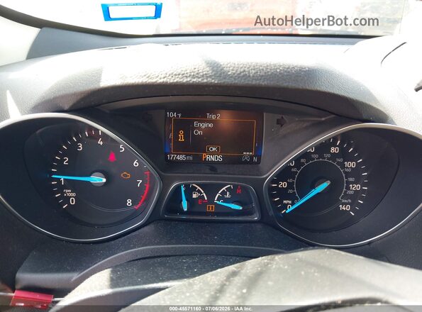 1FMCU0GD5HUD19629 2017 FORD ESCAPE White Rear seats view