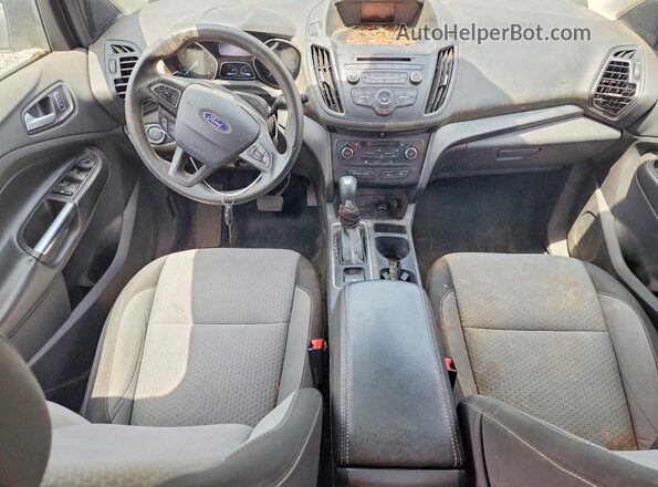 1FMCU0GD5HUD63937 2017 FORD ESCAPE Gray წინა პანელის ხედი