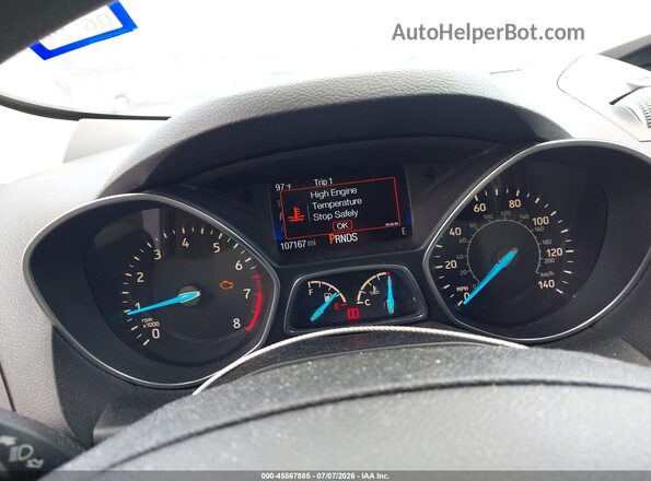 1FMCU0GD5HUE07628 2017 FORD ESCAPE Gray Widok tylnych siedzeń